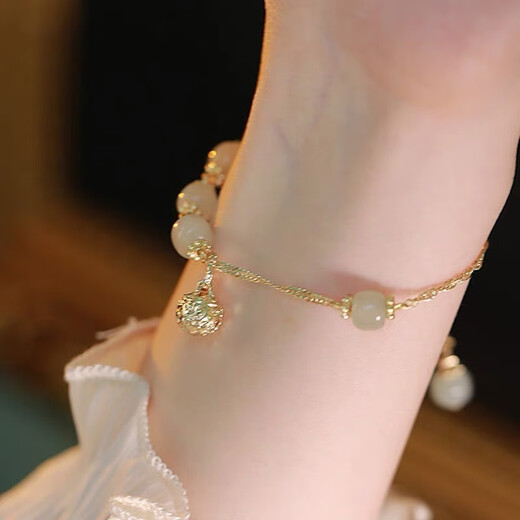 
Three Life One Life Fu brand retro feel ins bestie gift bracelet new style M1476 [Bow Bracelet]