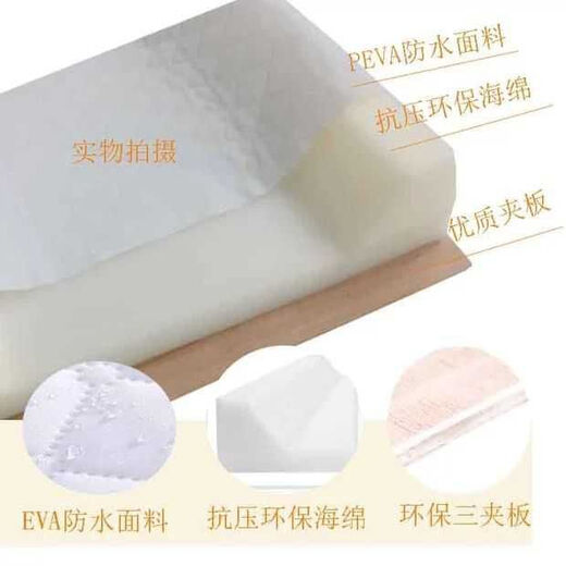 馍彭婴儿换尿布操作台洗外罩抚触按摩洗外罩可拆布罩母婴馆可订制 长颈鹿布套80/45