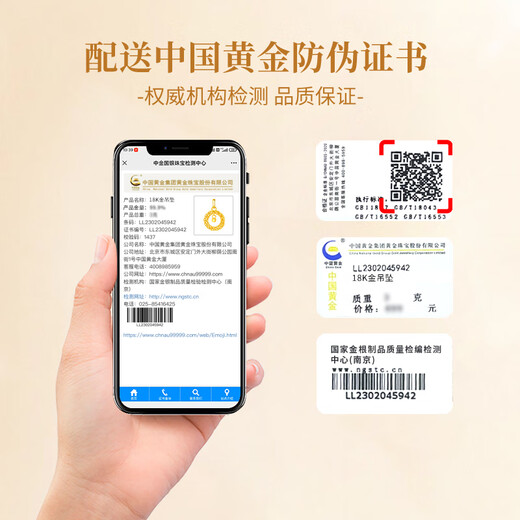 Chinese Gold Mobius Gold Necklace Women's 18K Gold Pendant Birthday Gift for Girlfriend Birthday Wife Practical 18k Dream Catcher Pendant + K Gold Chain Jingsuda