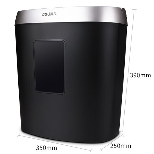 Deli Small Paper Shredder Office Automatisches Mini -Haus bequemer elektrischer Desktop Shredder Level 4 Vertrauliche 5 Bilder 5 Minuten Deli 9929 Papier Shredder Weiß