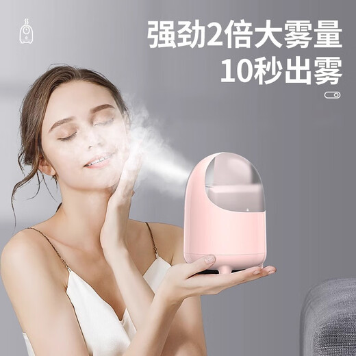 DIKTT German facial steamer, hot and cold spray, facial steamer, beauty salon, nano spray, hydrating artifact, beauty instrument, facial open pores, hot spray steamer, household facial steamer, top version, party powder, constant temperature hot spray, nano large spray