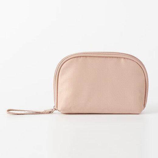 Muji Polyester Fiber Maber Makeup Bag Сумка портативные туалетные принадлежности сумка маленькая розовая бежевая