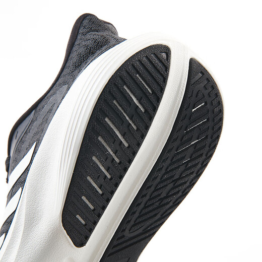 Adidas men and women running shoes summer shock-absorbing, anti-slip, wear-resistant and comfortable running sneakers IH6038 black size UK8