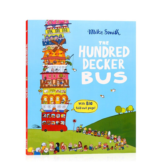 100层的巴士 The Hundred Decker Bus 百部巴士层层叠  进口原版 畅销认知英文绘本 进口原版 英文书