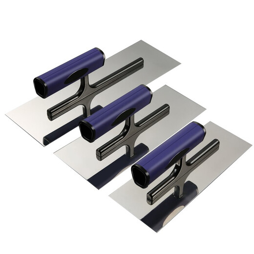 ADZ (Hong Kong) Trowel, Stainless Steel Plastering Knife, Trowel, Putty Scraping Tool, Wall Knife, Diatom Mud Polishing Knife, Nailless Plaster Knife, Bricklayer Tools, Thick Small Size