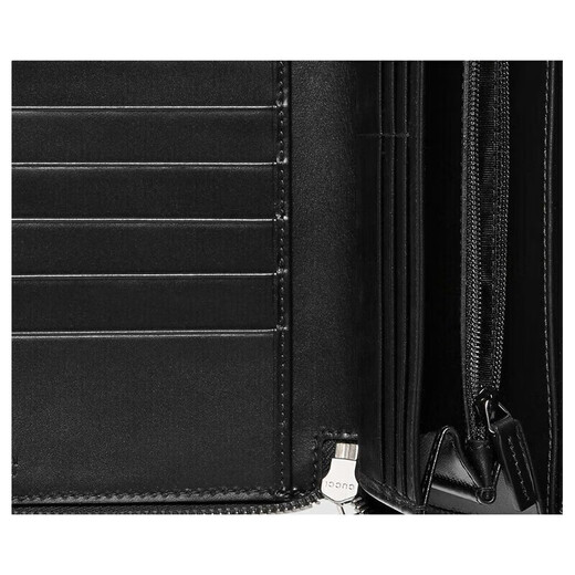 Gucci (GUCCI) GIUCCI men's bag black Double G Signature mid-length wallet wallet CWC1R 1000 purchasing agent