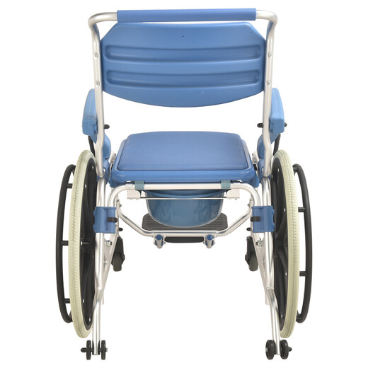 Wei Yikang Watheed inodoro interior móvil silla de inodoro discapacitada sillón de inodoro cuidado del paciente asiento paciente silla de baño con rueda 698b silla de enfermería de ruedas grandes