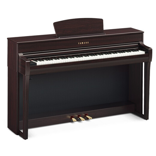 Yamaha Electric Piano CLP725 Heavy Hammer 88 Key Adult Children CLP835 Hogar de alta gama CLP825 Electronic Piano CLP735R Brown Standard + Conjunto completo de accesorios