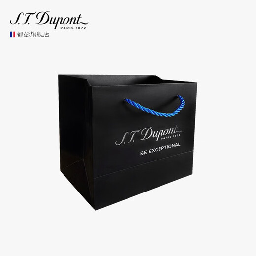 Dupont French Dupont brand official hand gift bag men's gift black gift bag