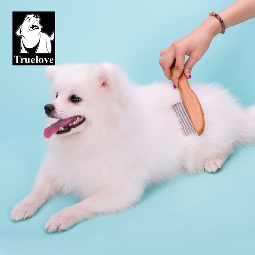 TRUELOVE Pet Comb Puppy Comb Cat Artifact Cat Supplies Needle Comb Bichon Pomeranian Teddy Long Haired Dog Color as Pictured See Description