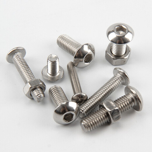 Wantful M3M4M5 stainless steel inner hexagonal complete combination set nylon bolts screws and nuts boxed 500 pieces set 1702