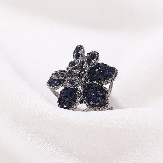 奇美拉（CHIMERA）水晶花朵小发抓夹女发饰刘海顶夹半扎披发发卡女生日礼物