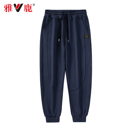 Yalu Hosen Herren Sommer Trendy Herrenhosen Freizeitsporthosen dünne Sport -Männer lose Casual Hosen Herrenkleidung 516 Schwarz XL