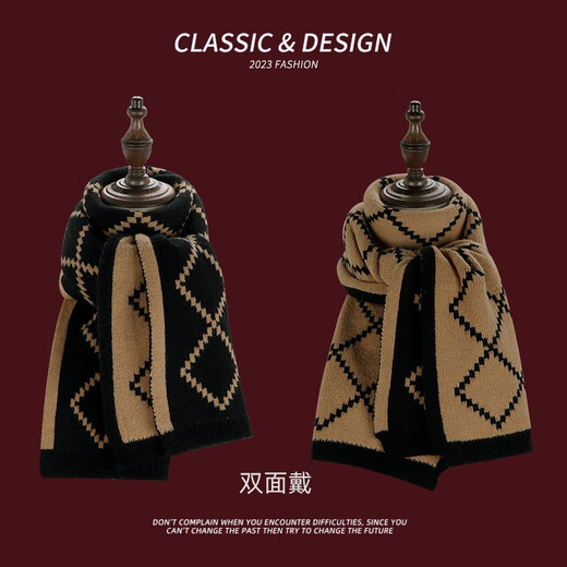 Cranta Komeia Scarf для женщин осенью и зимой 2025 г. Новый шарф для женского платки сгущенным и роскошным подарком на день рождения для подруги жену красного риса.