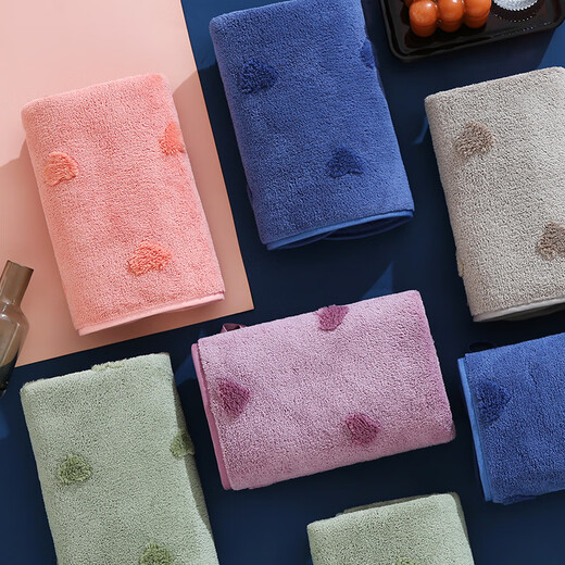 
Coral fluff towel large bath towel larger thick absorbent soft quick-drying adult towel bath towel wholesale foreign trade 9227-pink towel 35*75CM