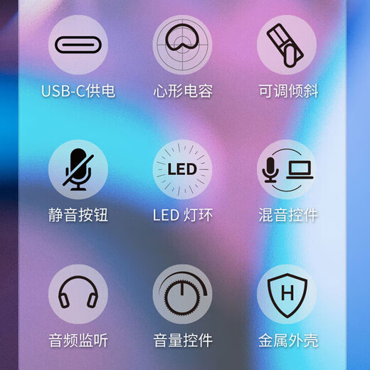 Sennheiser Profile live broadcast microphone computer game professional recording condenser wired microphone external radio dubbing e-sports anchor set