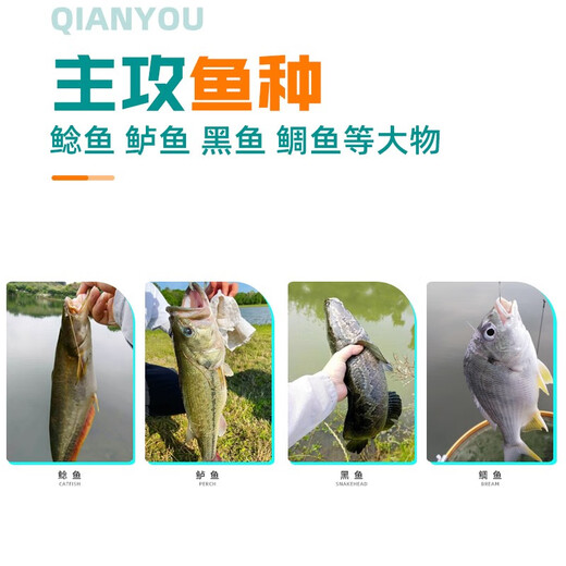 Wei Tuosen imported crooked-mouthed thousand fish hooks in bulk fishing hooks, large black fish hooks, carp, silver carp and bighead carp hooks, crooked-mouthed thousand hooks with thorns, 50 pieces/box, No. 5