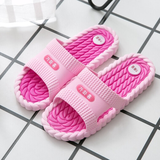 Aowan-Sandalen für Frauen, Männer, Sommermassage für Innenpaare zu Hause, ein Paar nicht rutsches Badezimmerbad für Frauen, Baolan (9859) 42 (42-43)