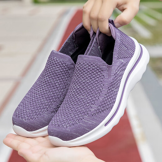 BFM Damenschuhe für Sommer mit breiten fetten Füßen Mutterschuhe atmungsaktuelle nicht rutschfeste Soft allein mittlere und älter