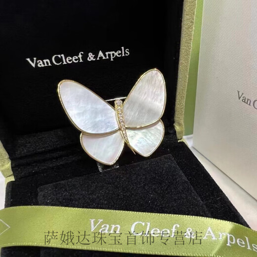 QUAMER zirconium breaks out of the cocoon and becomes a butterfly, natural fritillary butterfly brooch, women's shell temperament, sea water + gift box