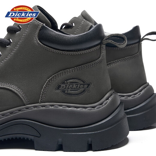 Dickies Martin Boots Zapatos para hombres Autumn Nuevas botas bajas Botas para hombres Fashion All-Match Boots Short Short Shops Working Shoes de trabajo gris 42 [de una talla más grande, adecuada para zapatos deportivos 43]