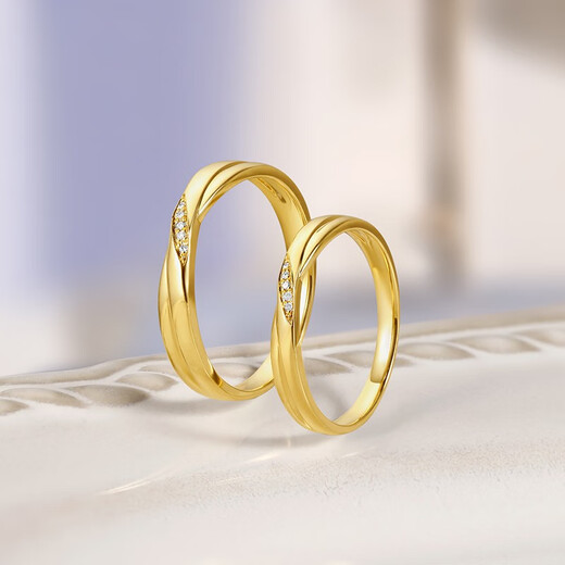 Saturday Fortune (ZLF) 18K gold diamond ring for men and women, bright fashion proposal, wedding ring, starlight, men's ring size 17