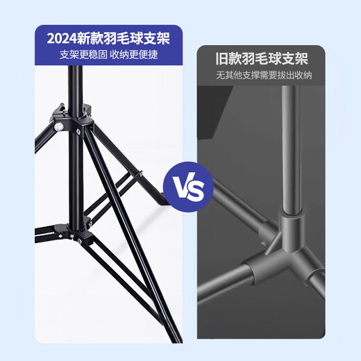 Montover Badminton Net Frame Portable Folding Indoor and Outdoor Badminton Net Portable Tennis Volleyball Shuttlecock Standard Single and Doubles 5.1m Standard Model Net Frame*1 Net*1 Badminton*3 Hand Glue*2 Palm Guard*2