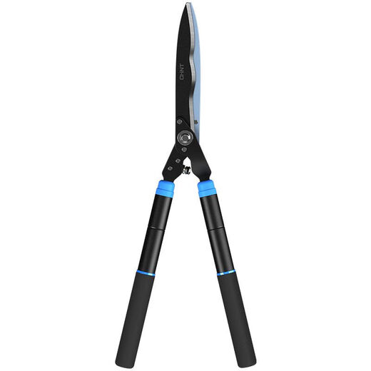 Chint (CHNT) gardening pruning shears, household lawn pruning, garden pruning knife, branches, hedges, flowers and plants, garden scissors, 5-speed telescopic wave pattern hedge shears