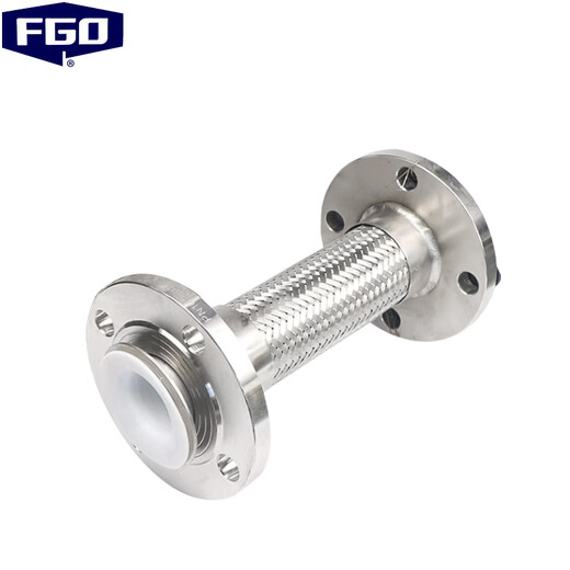FGO stainless steel fluorine lined braided bellows chemical standard BWGF46-16P DN65 length 9 meters DN65 stainless steel fluorine lined