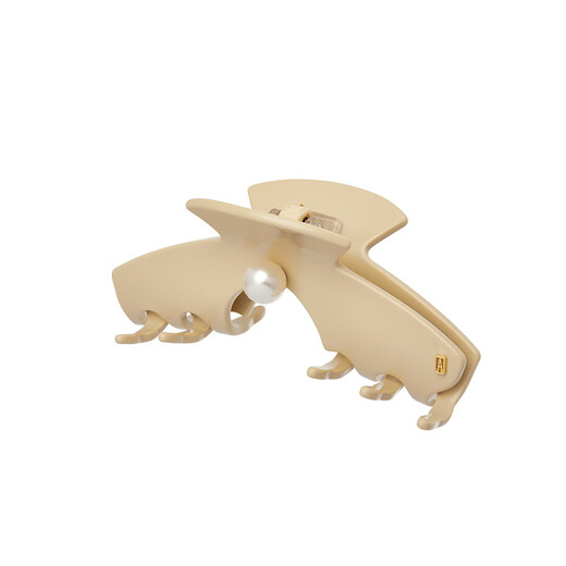 ALEXANDRE DE PARIS Christmas gift, celebrity style, private series, large shark clip, gift for girlfriend, S beige