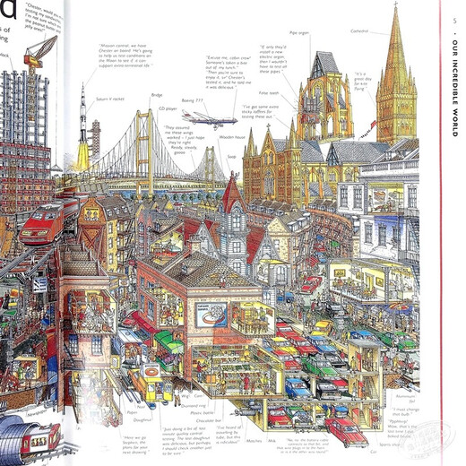 英文原版 Incredible Cross-Sections of Everything