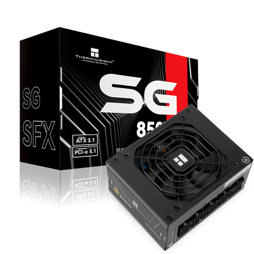 利民利民(Thermalright)额定850W SGFX850-W ATX3.1金牌全模组SFX电脑电源 TR-SGFX 850 SFX金牌全模组电源