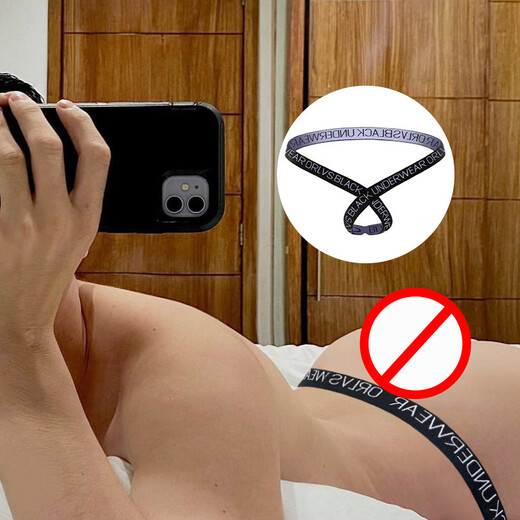 
Men's thong sexy underwear ring single thong underwear men white XL