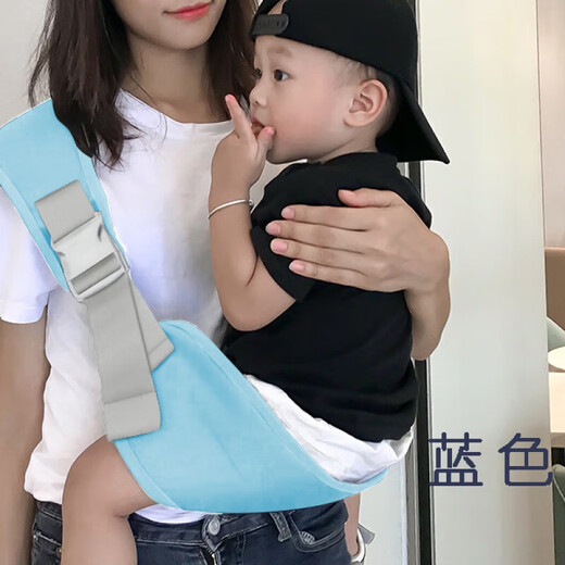 Xin'ans einfacher und multifunktionaler Babygurt Crossbody Neugeborenes tragbares Gurt bequemer neuer Taillenhocker Baby Holding Artefaktschalgrau atmungsaktives Netzstil