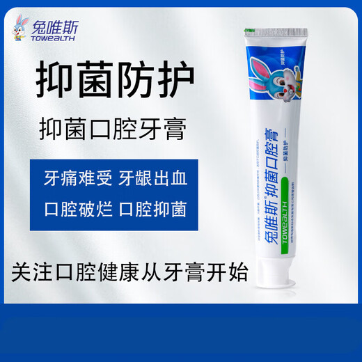 兔唯斯（TOWEALTH）口腔防护护理牙膏牙龈出血清新口气防护护龈护齿膏 防护 150g 1支 默认1