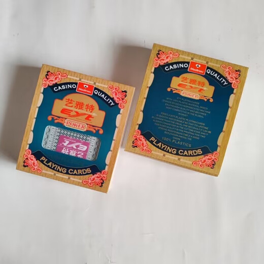 Yiyat eyt par completo de cartas de plástico Tarjeta estrecha PVC impermeable y lavable 878 Puente Matte Resistente de desgaste 2045 Yiyat 878 Par de cartas estrechas One (6 pares)