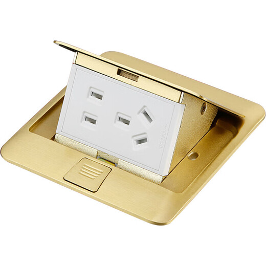 Schneider Electric Five-hole floor plug-in with damping pop-up floor Floor socket copper (excluding bottom box) E226C10U