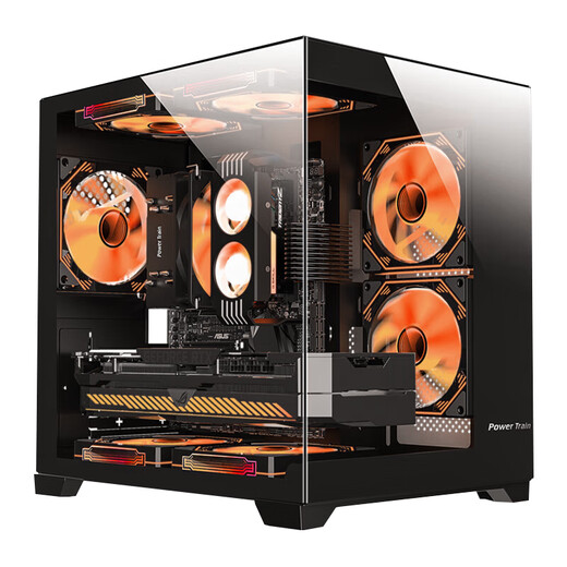 Reso Intel 14th generation Core i9 14900/RTX4060/5060Ti/HX enhanced version water-cooled game live rendering enhanced version DIY assembly computer desktop host 14th generation Core i9丨16G+512G丨3050 6G