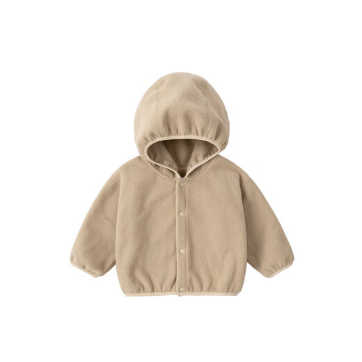 Veste à capuche bébé de la famille Dudu Témous des vêtements d'hiver coréens de couleur