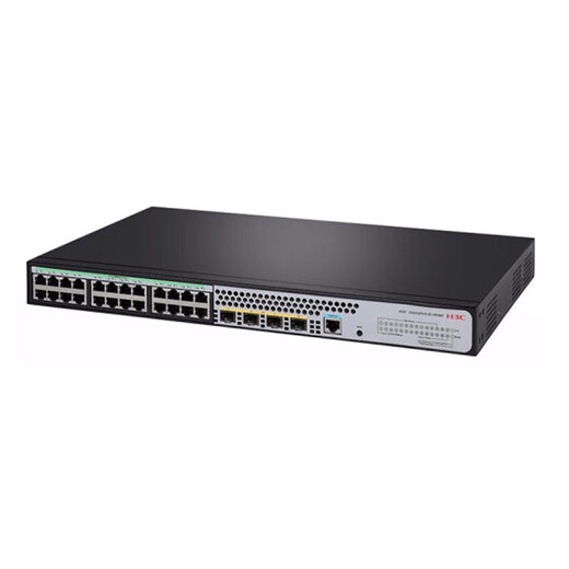 H3C新华三 LS-5024PV5-EI 24口千兆交换机+4千兆光纤口 二层WEB网管企业级网络交换机