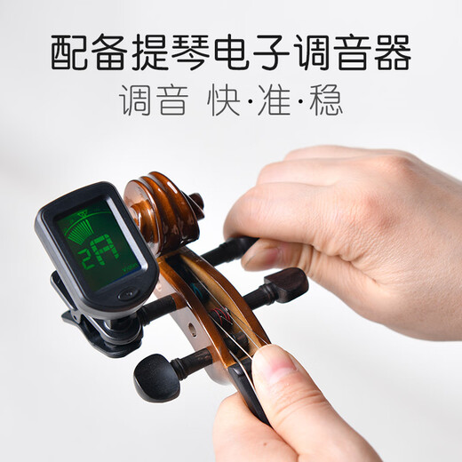 Lesmander (ANGELVIOLIN) Violin Solid Wood Professional Children's Beginners Ceiling Handmade Italian Crafts Adult L003A 1/4