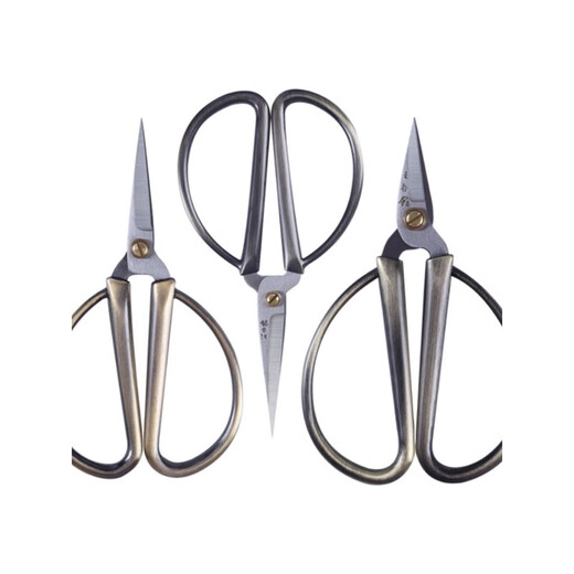 汪吾铨特尖特细剪纸剪刀剪窗花民间尖头手工小剪子不锈钢学生 1203短头特尖特细剪纸剪