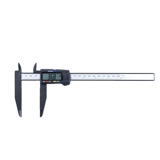 Mitzi Digital Caliper Carbon Fiber Electronic Vernier Caliper High Precision Internal and External Diameter Home Measuring Tools Jewelry Wenwan Jade 0-200/0.1mm
