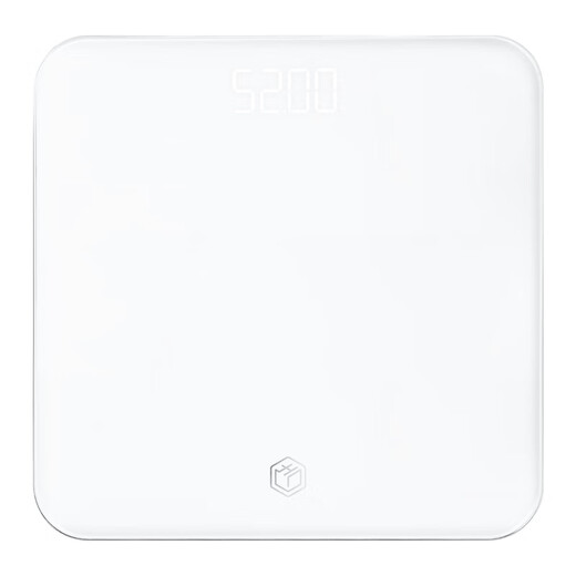 JD.com made intelligent weight scale white household precision weight scale electronic scale health scale weight loss adult body scale high precision screen durable weight management
