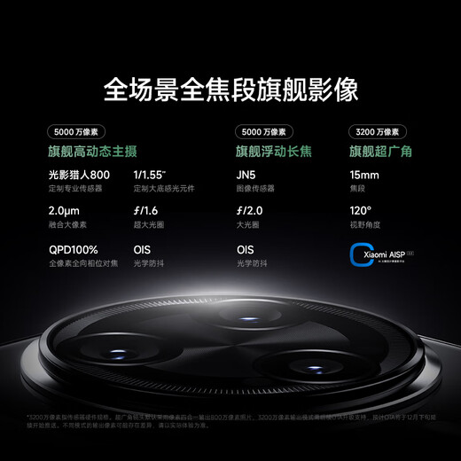 Xiaomi REDMI K80 Pro National Subsidy Snapdragon 8 Supreme Edition Full-focus image Pengpai OS 12GB+256GB Xuanye Hei Redmi 5G mobile phone