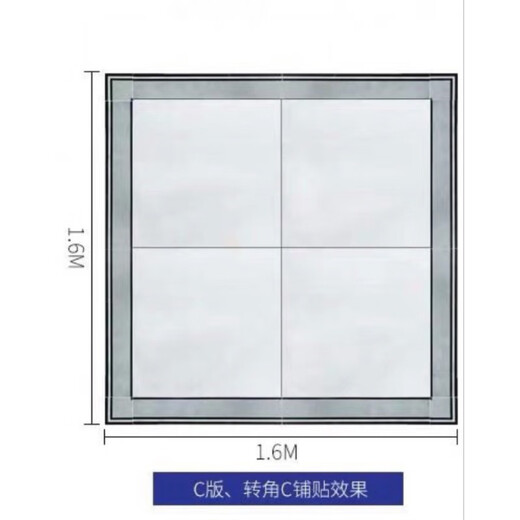 ZKHE佛山地砖15公分波打线客厅波导线地面瓷砖线条装饰踢脚线150x800 150x800微晶波导15869