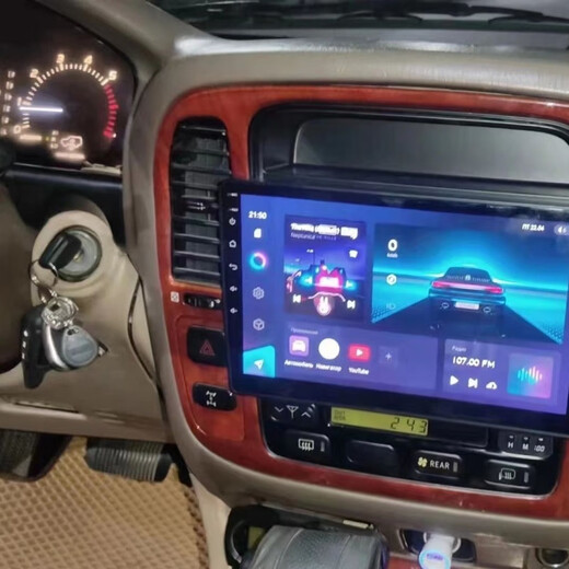 卓永杭适用于98-02款兰德酷路泽 雷克萨斯 LC100-LX470大屏导航安卓一体 WIFI版2G运存() 官方标配+倒车后视