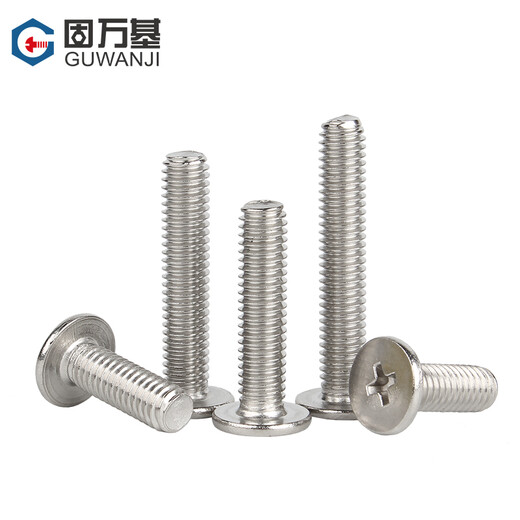 Guwanji 304 stainless steel thin flat head screws CM cross recessed flat head screws notebook digital machine screws M2x4x4 100 pieces