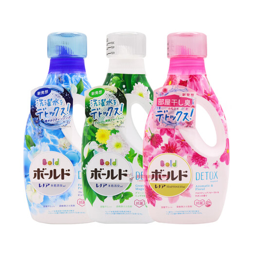 P&G (P/G) Importado de Japón P&G Bilang Flor de dulces Fragancia Detergente de lavandería Contiene un suavizante natural para proteger el color, esterilizar y eliminar el moho y la fragancia fresca, el tono interior seco y el moho 690G