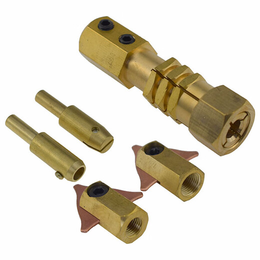 Ai style sheet metal shaping meson repair machine accessories round gasket carbon rod chuck triangle piece spot welding locking head carbon rod chuck